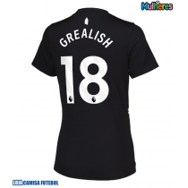 Camisa de Futebol Everton Jack Grealish #18 Equipamento Alternativo Mulheres 2025-26 Manga Curta